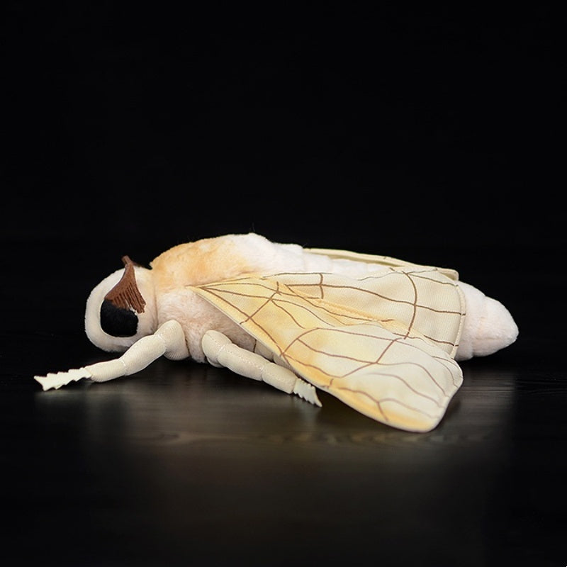 Nature-Inspired Plush Moth Stuffed Toy