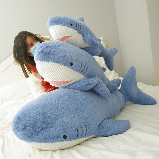 Sleep Shark Throw Pillow Plush Toy Doll