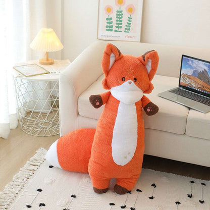 Large Fluffy Ragdoll Fox Plush Toy