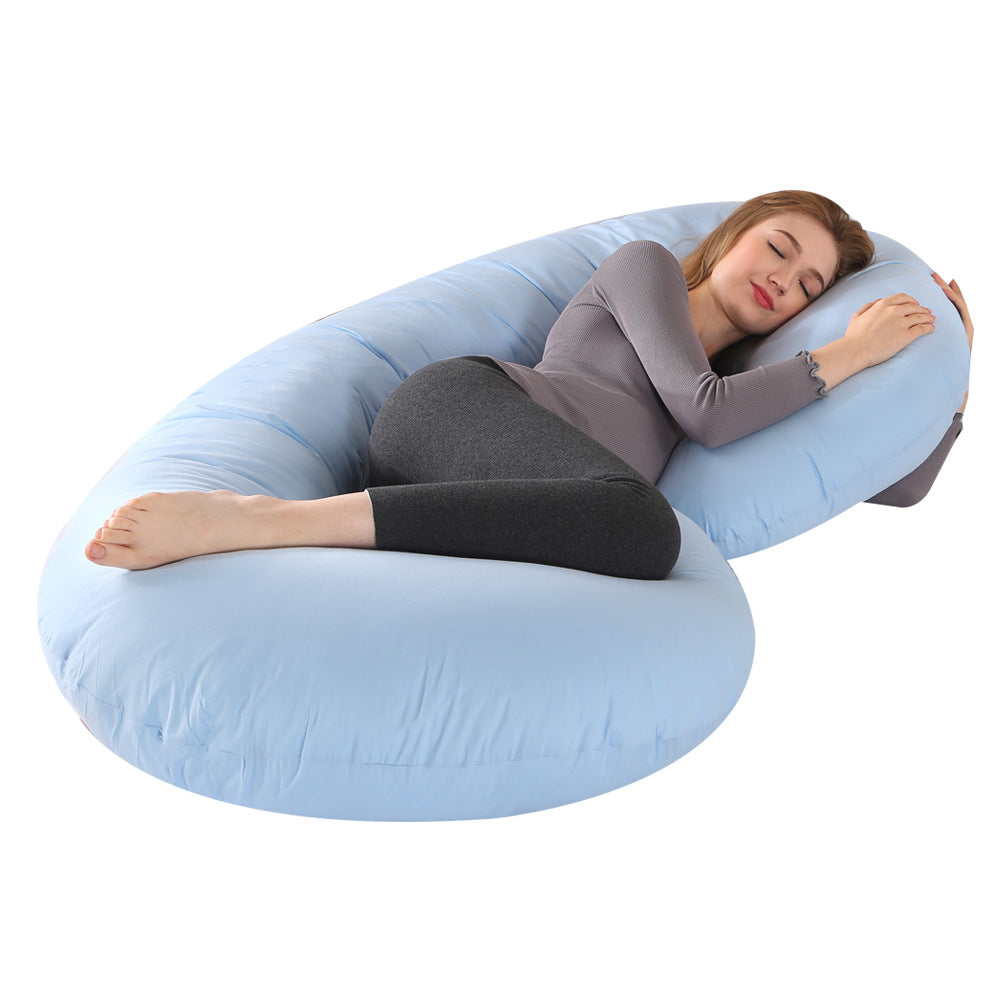 c shaped pregnancy pillow