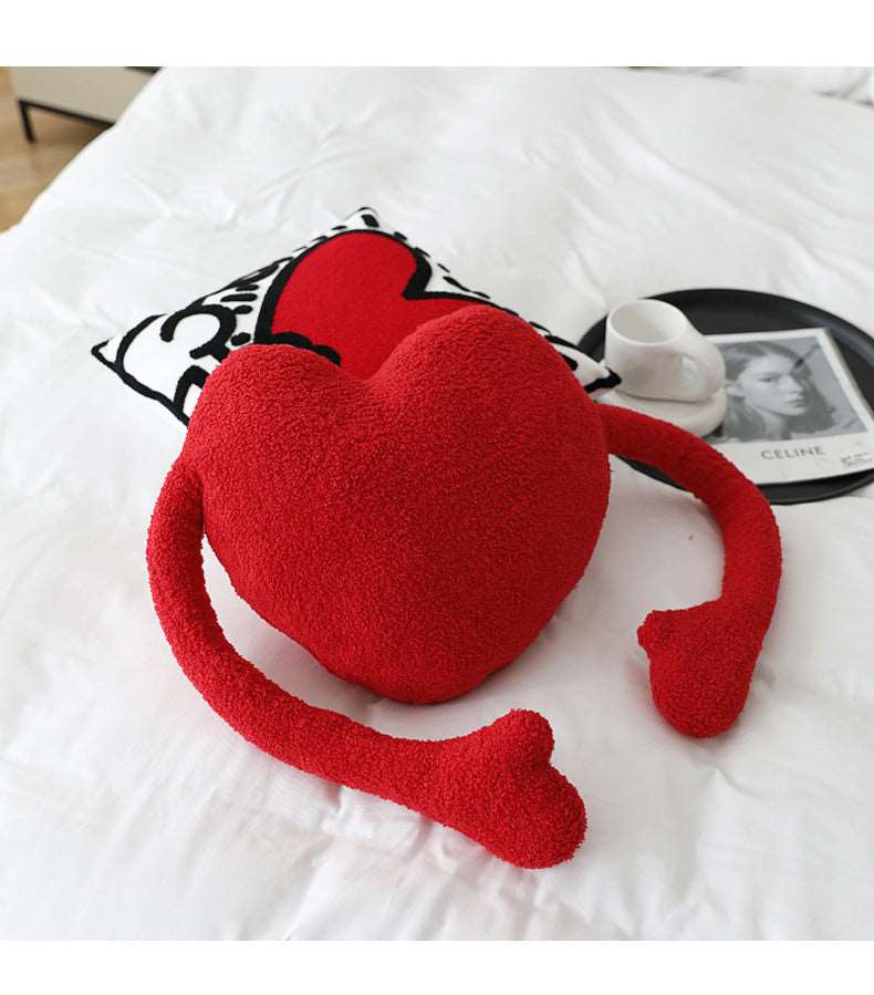 Creative Doll Red Xi Character Wedding Pillow