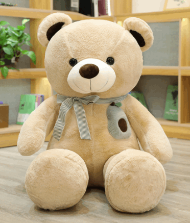 Cute Large Love Bear Plush Toy Confession