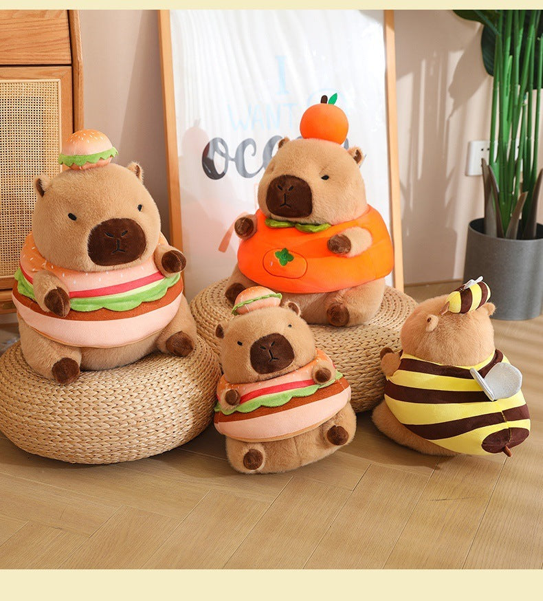 Dress Up Capybara Plush Toy