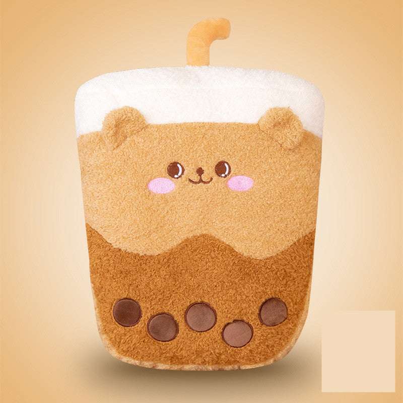 Plush Husky Boba Tea Pillow