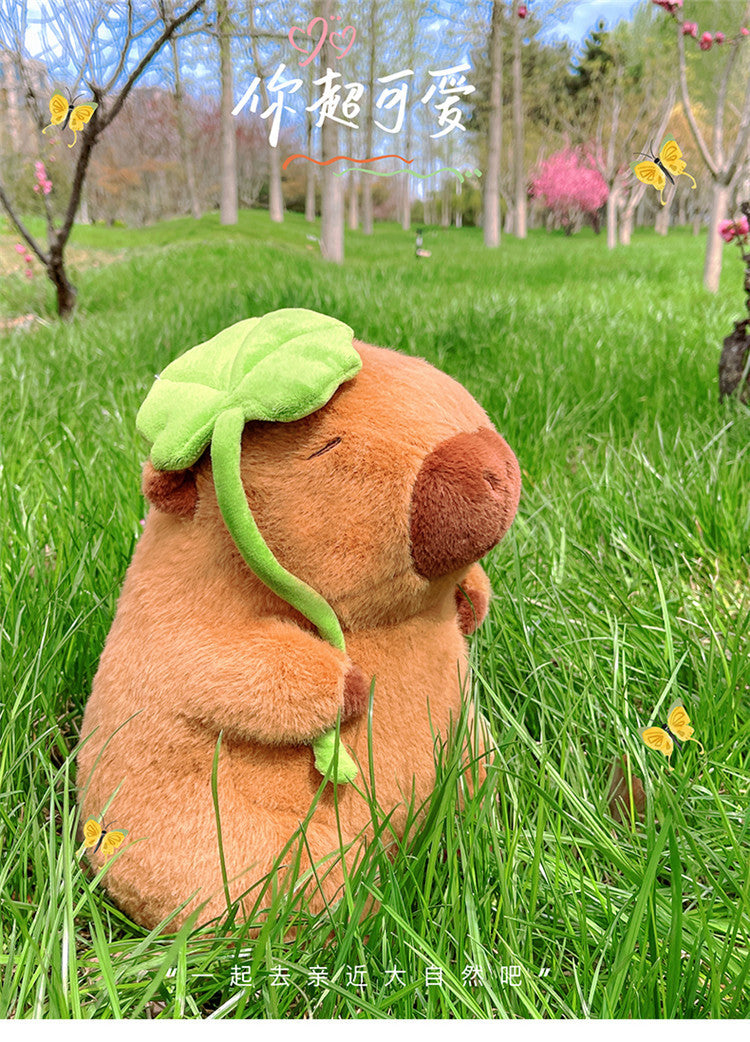 Large Plush Capybara Doll