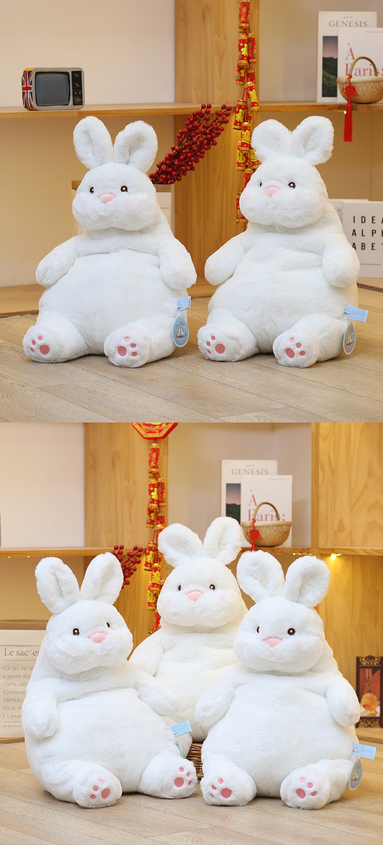 Super Soft Lazy Rabbit Plush Toy