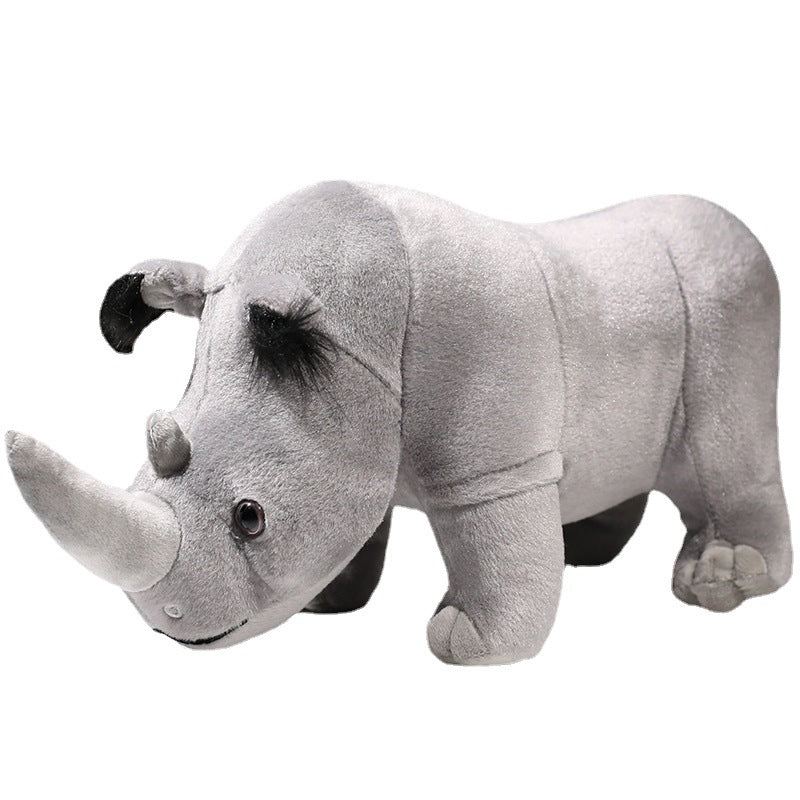 Simulation Rhino Plush Doll Plush Toy Doll