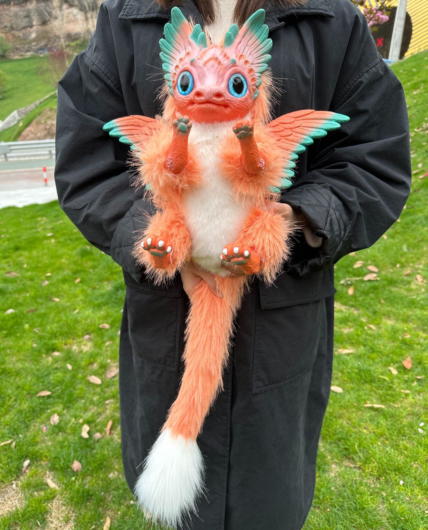 Embark on a Fantasy Journey with Our Majestic Flying Dragon Plush Toy
