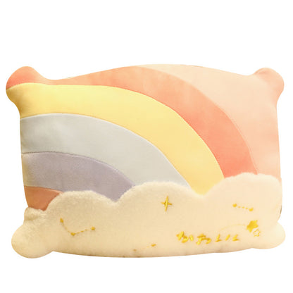 Cloud Rainbow Plush Pillow
