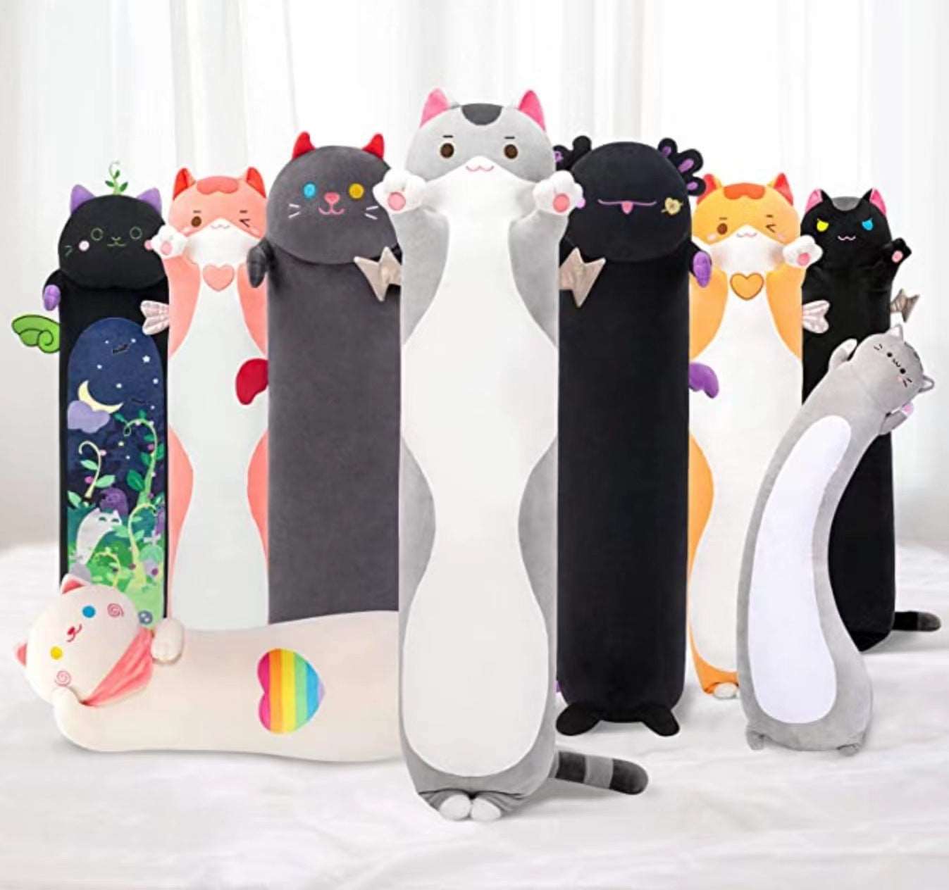 Long cat body pillow best sale