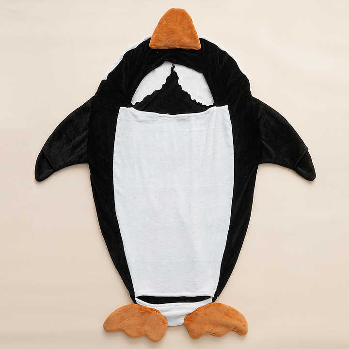 Penguin Cozy Flannel Plush Blanket