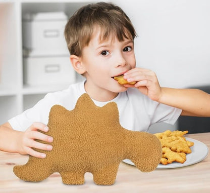 Nostalgic Dinosaur Nugget Pillow