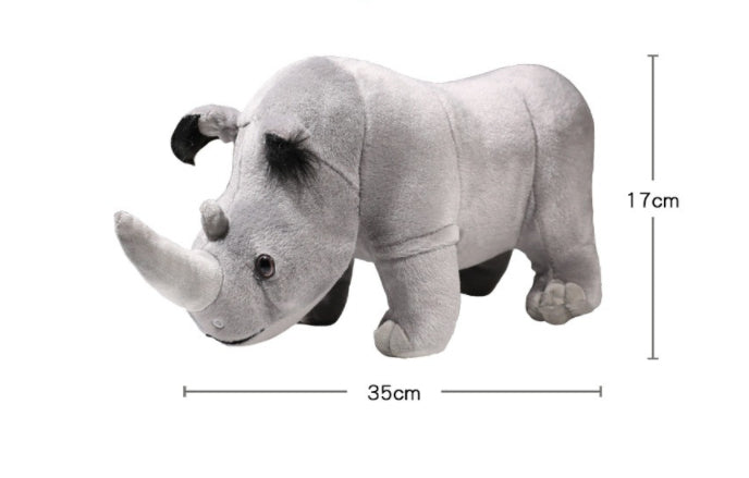 Simulation Rhino Plush Doll Plush Toy Doll