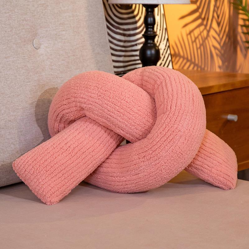 Knotted Plush Pillow