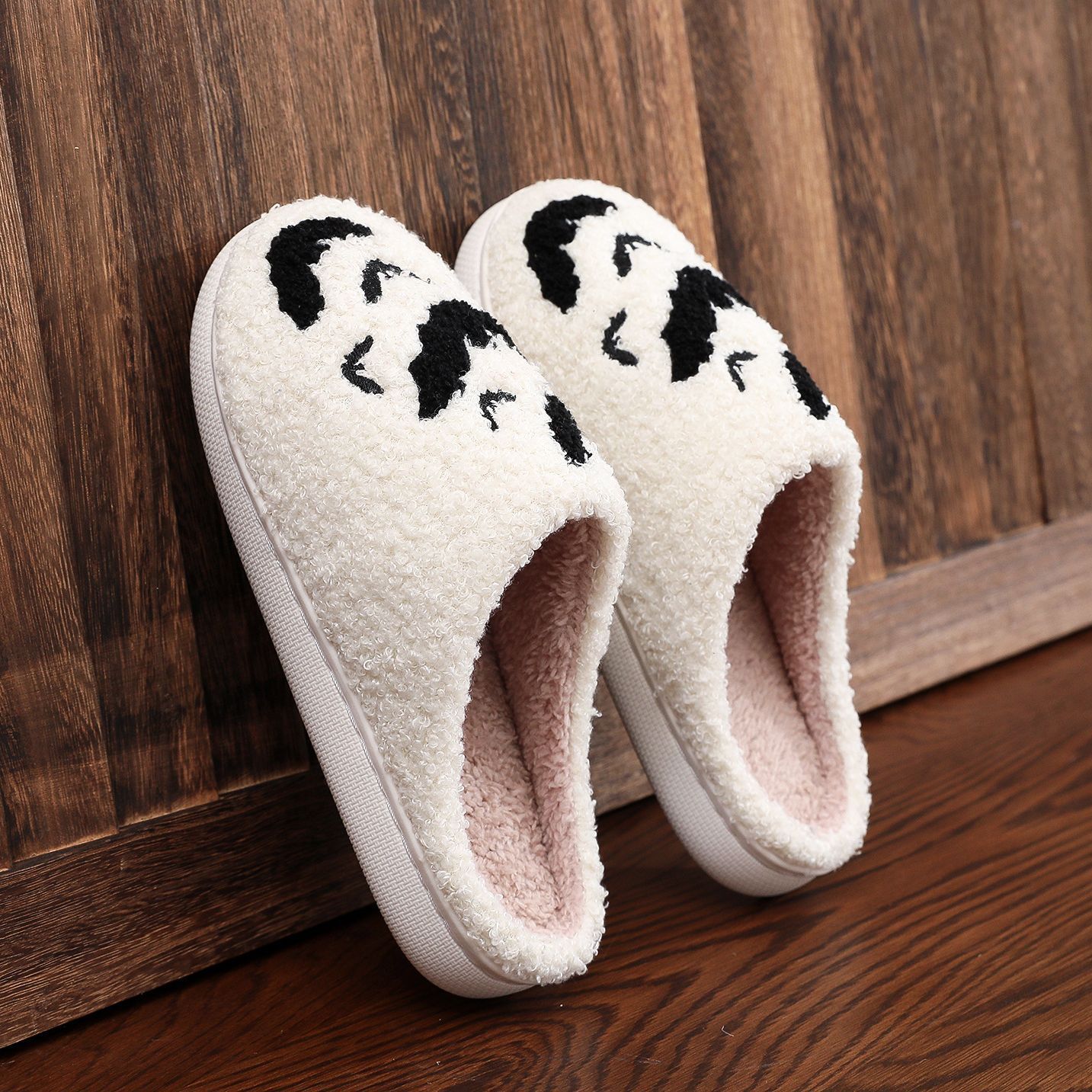 Halloween Bat Cotton Slippers