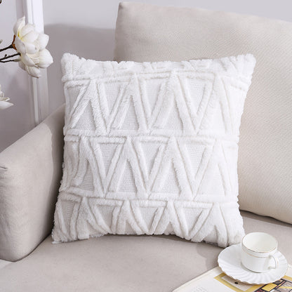 Nordic Plush Pillow Cushion Cover