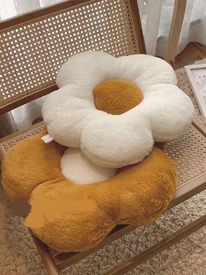 Fluffy Sunflower Seat Cushion