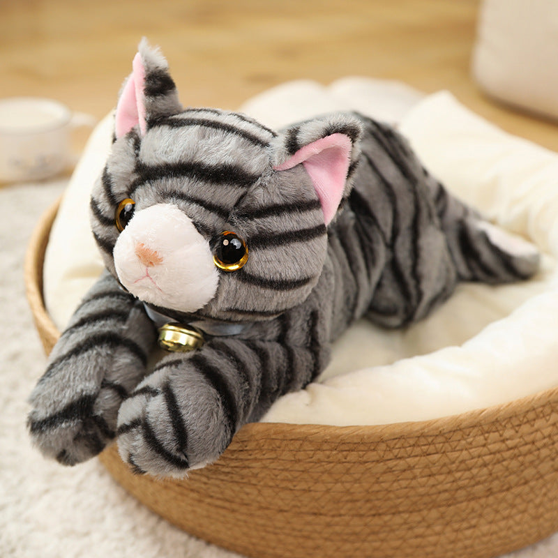 Simulation Cuddly Cat Plush Toy