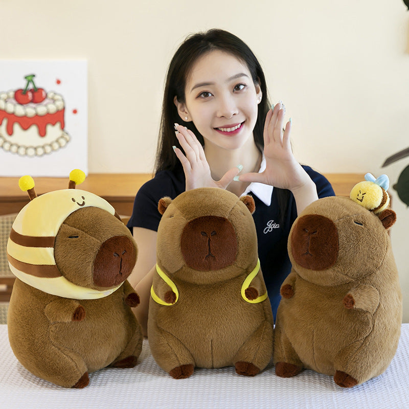 Bee Capybara Plush