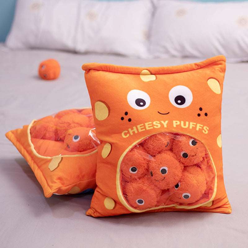 A Bag Of Puff Snacks Pillow Plush Toy