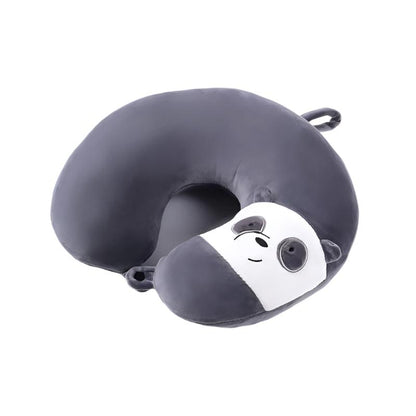 Grey U Shaped Travel Neck Pillow