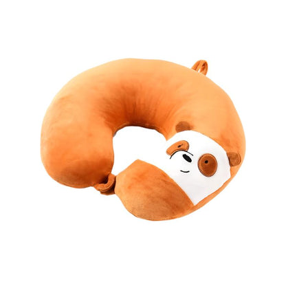 Orange U Shaped Travel Neck Pillow