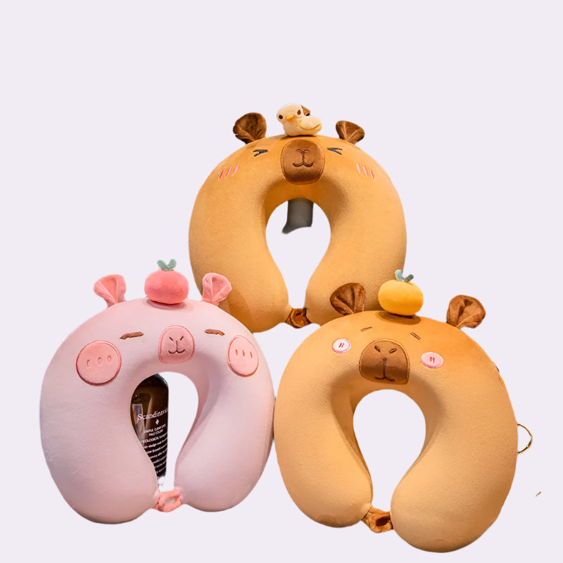 Capybara neck cushion