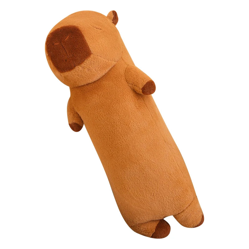 Soft capybara stuffed animal body pillow