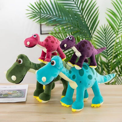 Cute dinosaur stuffed animal with long neck