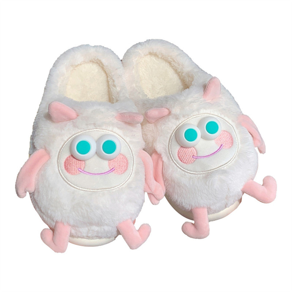 Thermal Cotton Plush Slippers