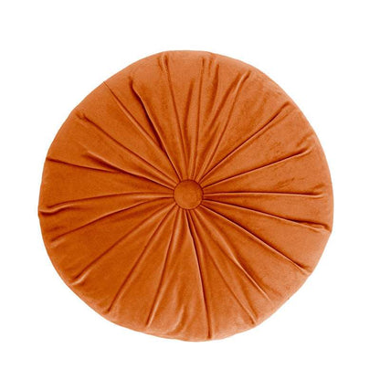 Nordic Handmade Round Pumpkin Pillow Solid Color