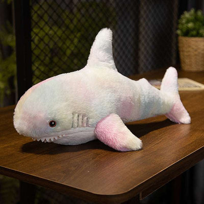 Coloured Shark  Plush Toy