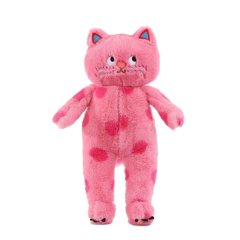 Cute Polka Dot Cat Pillow Cushion Doll