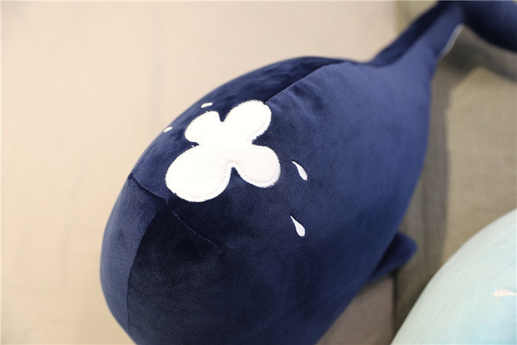 Whale plush cuddle pillow for kids