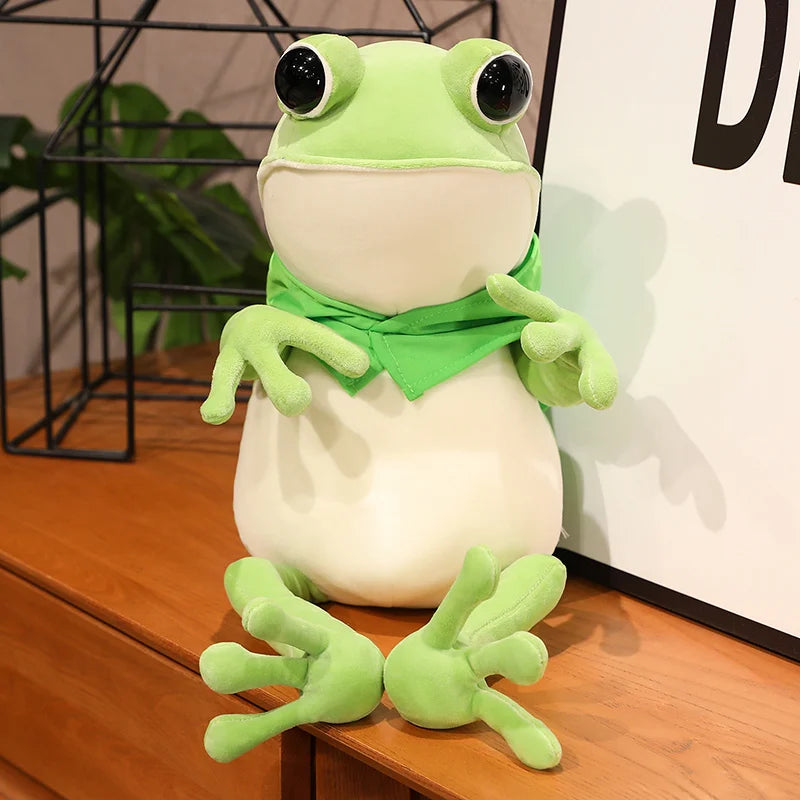 Tito frog cuddle plush for cosy décor