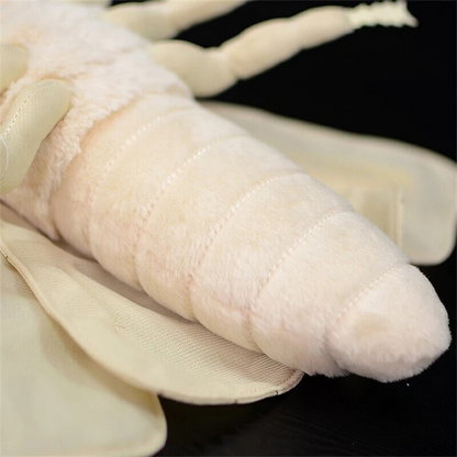 Rosy Maple Moth Plush Toy Realistic Silk Plush Moth