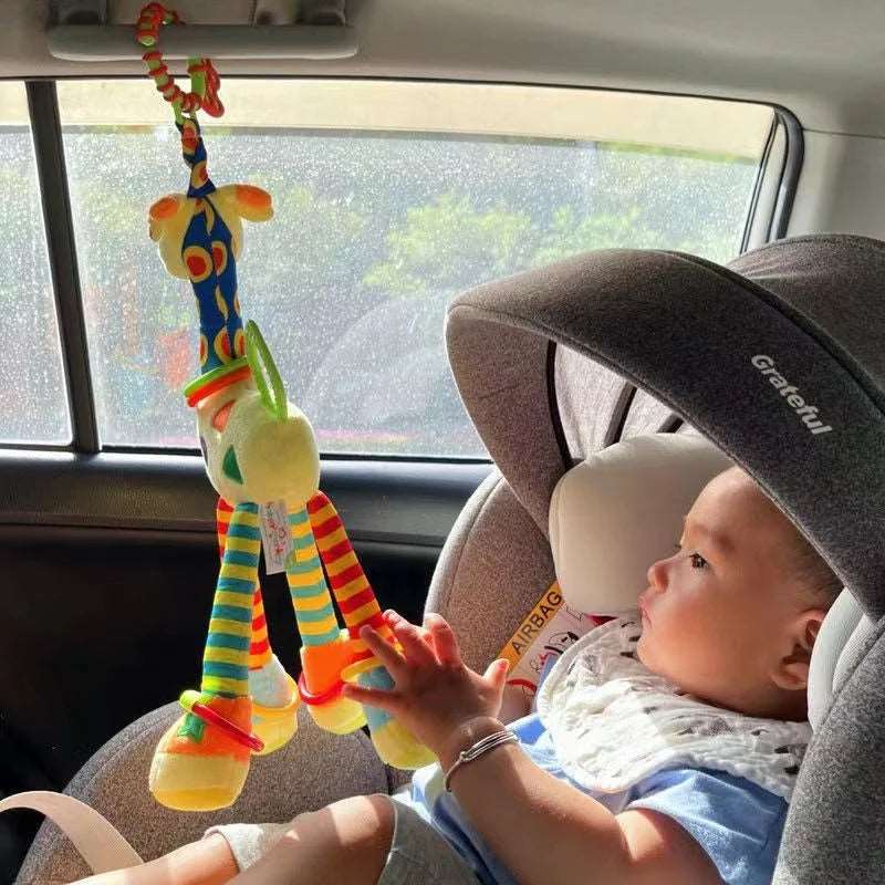 Baby Development Soft Giraffe Rattle Plush