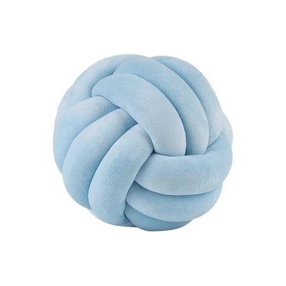 Soft Knot Ball Round Throw Pillow