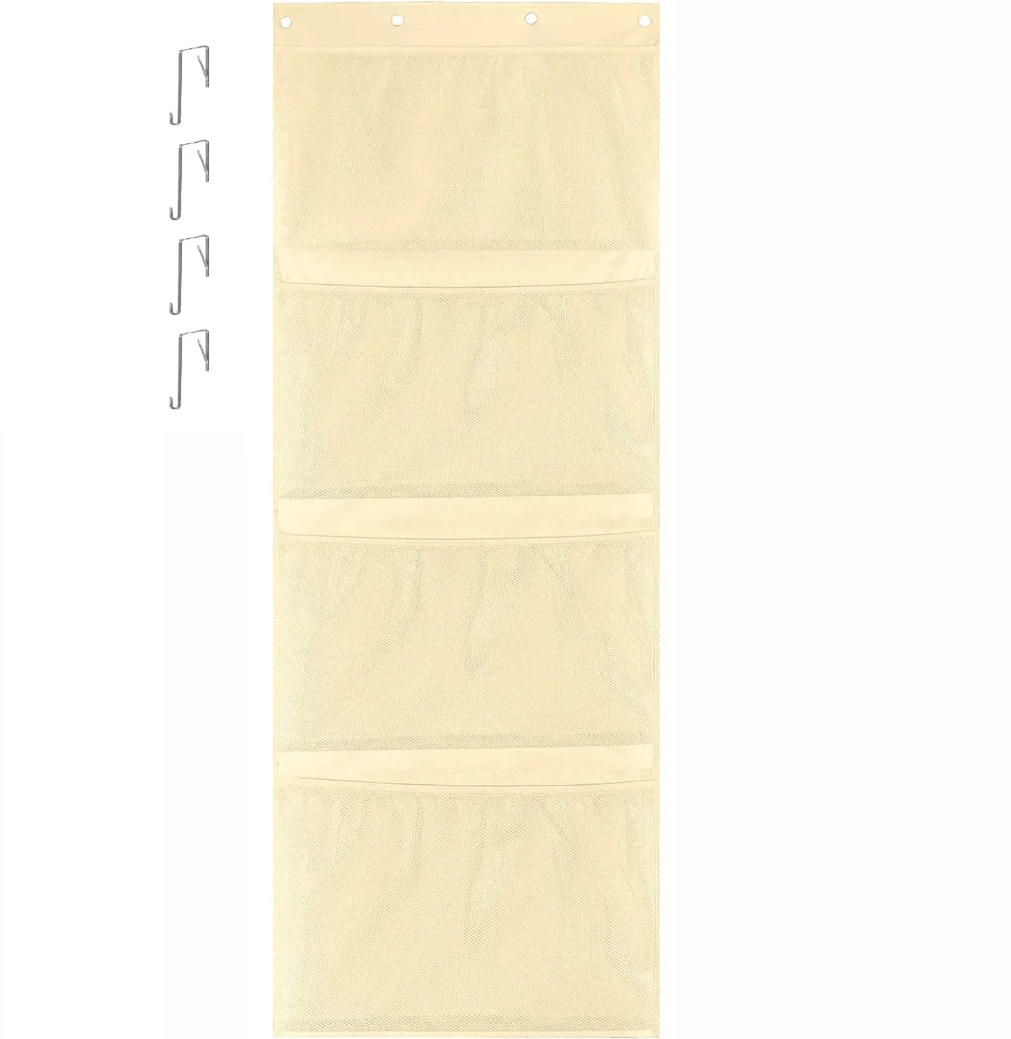 Grid Plush Toy Storage Bag