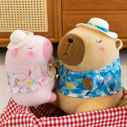 24cm Summer Capybara Plush Toy