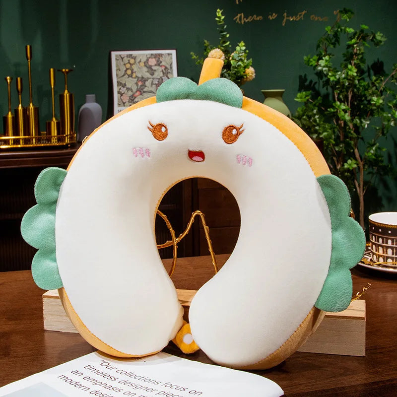 Capybara U-Shaped Travel Neck Pillow
