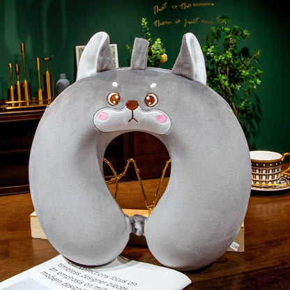 Capybara U-Shaped Travel Neck Pillow