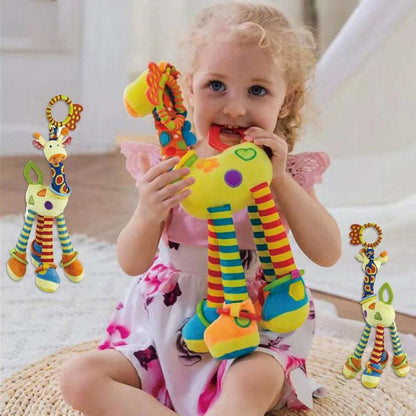 Baby Development Soft Giraffe Rattle Plush