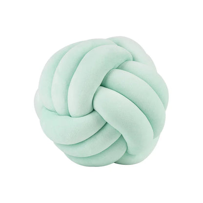 Soft Knot Ball Round Throw Pillow