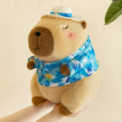 24cm Summer Capybara Plush Toy