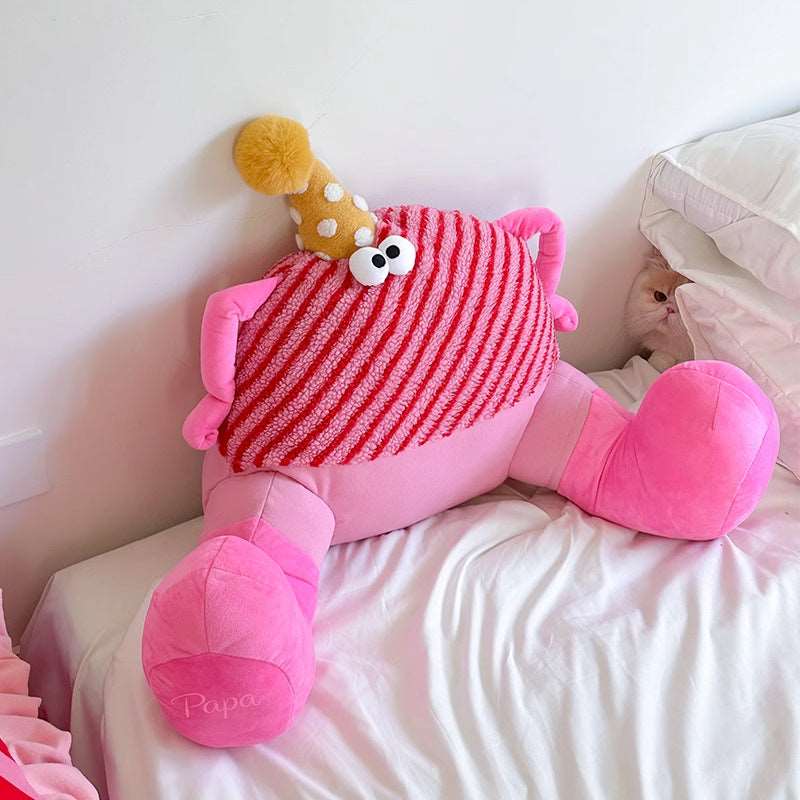 Soft fluffy lumbar cushion