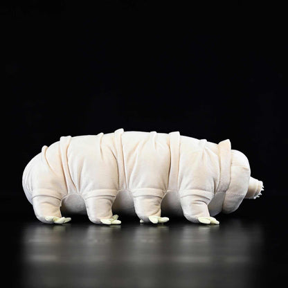 Model of a tardigrade on a black background