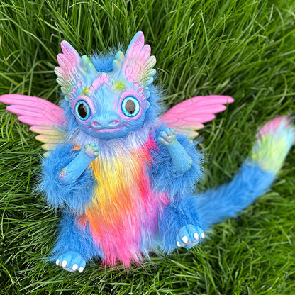 Majestic Flying Dragon Plush Toy