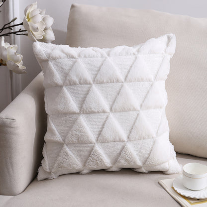 Nordic Plush Pillow Cushion Cover