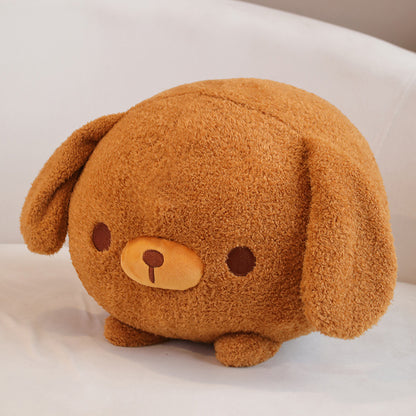 Soft Cute Round Roll Puppy Plush Toy